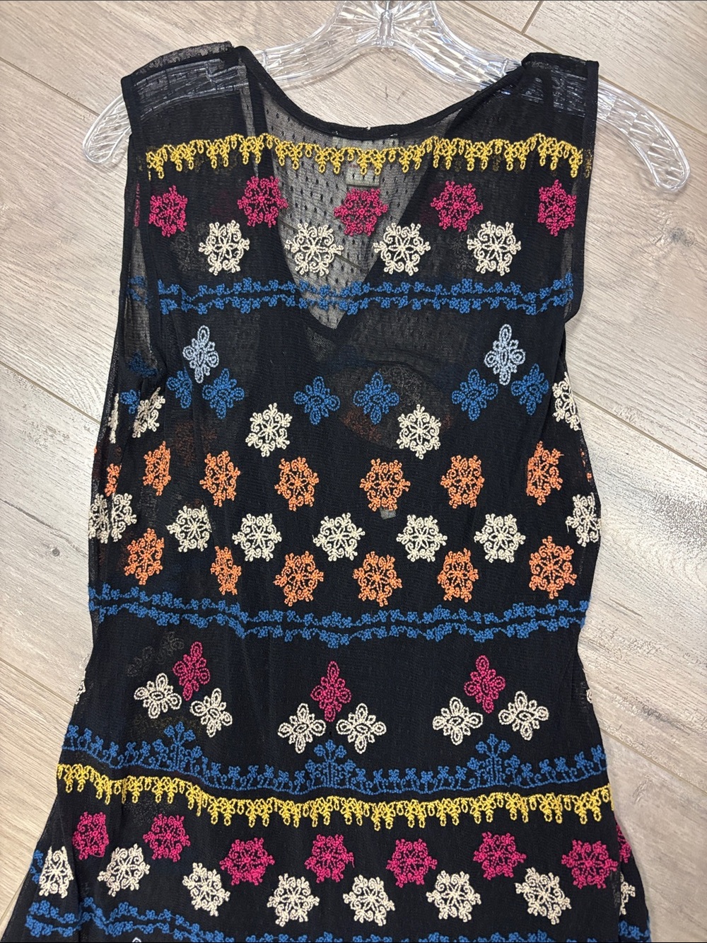 Sundance Sleeveless slip Maxi Dress Embroidery - Picture 8 of 8